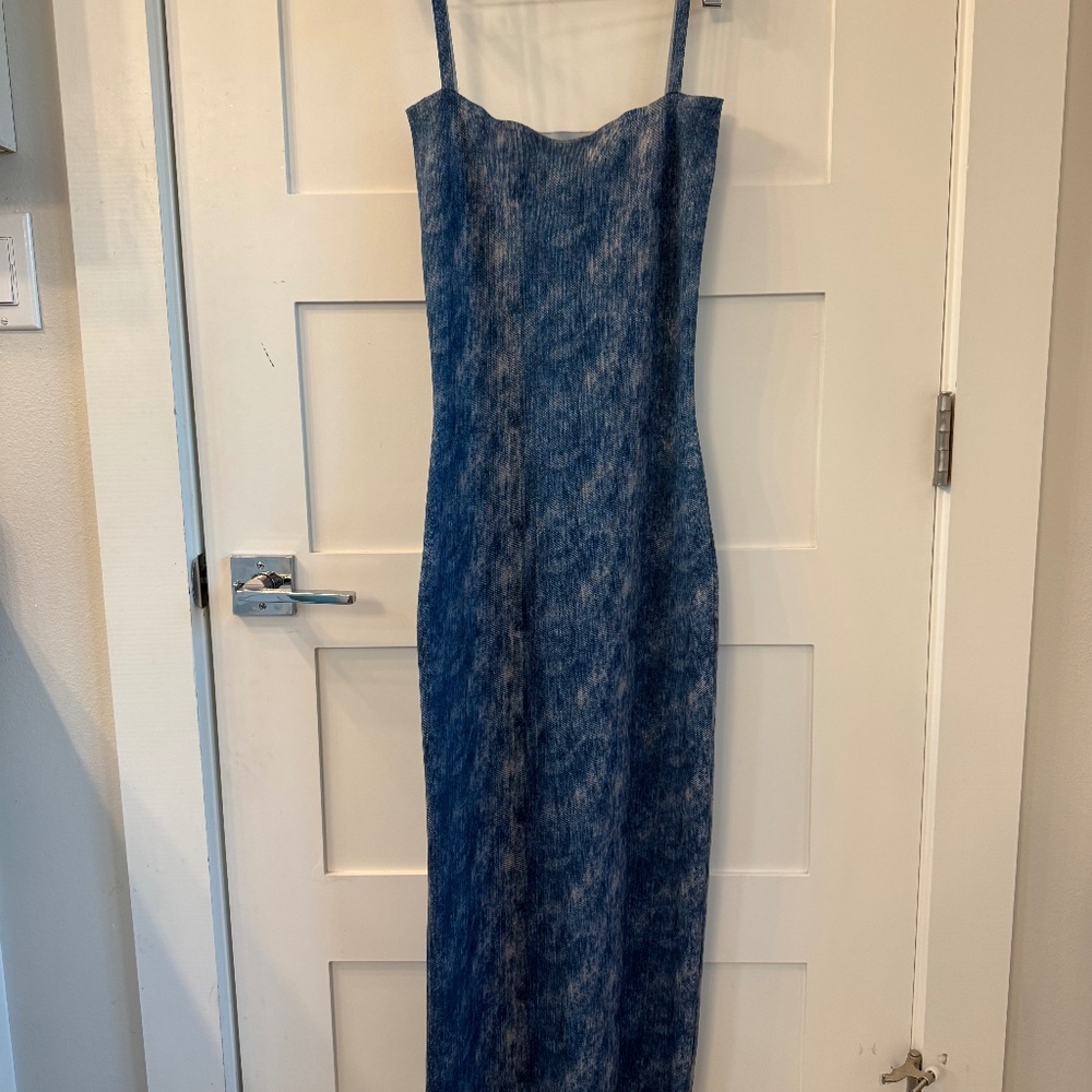Zara Blue Midi Dress